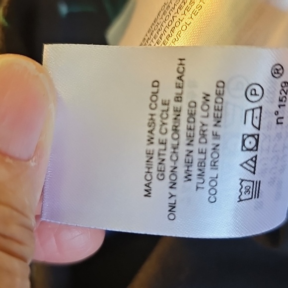 Ralph Laured Faux Wrap Elegant Navy Floral Dress. Size 2. With Tie. - Picture 12 of 13